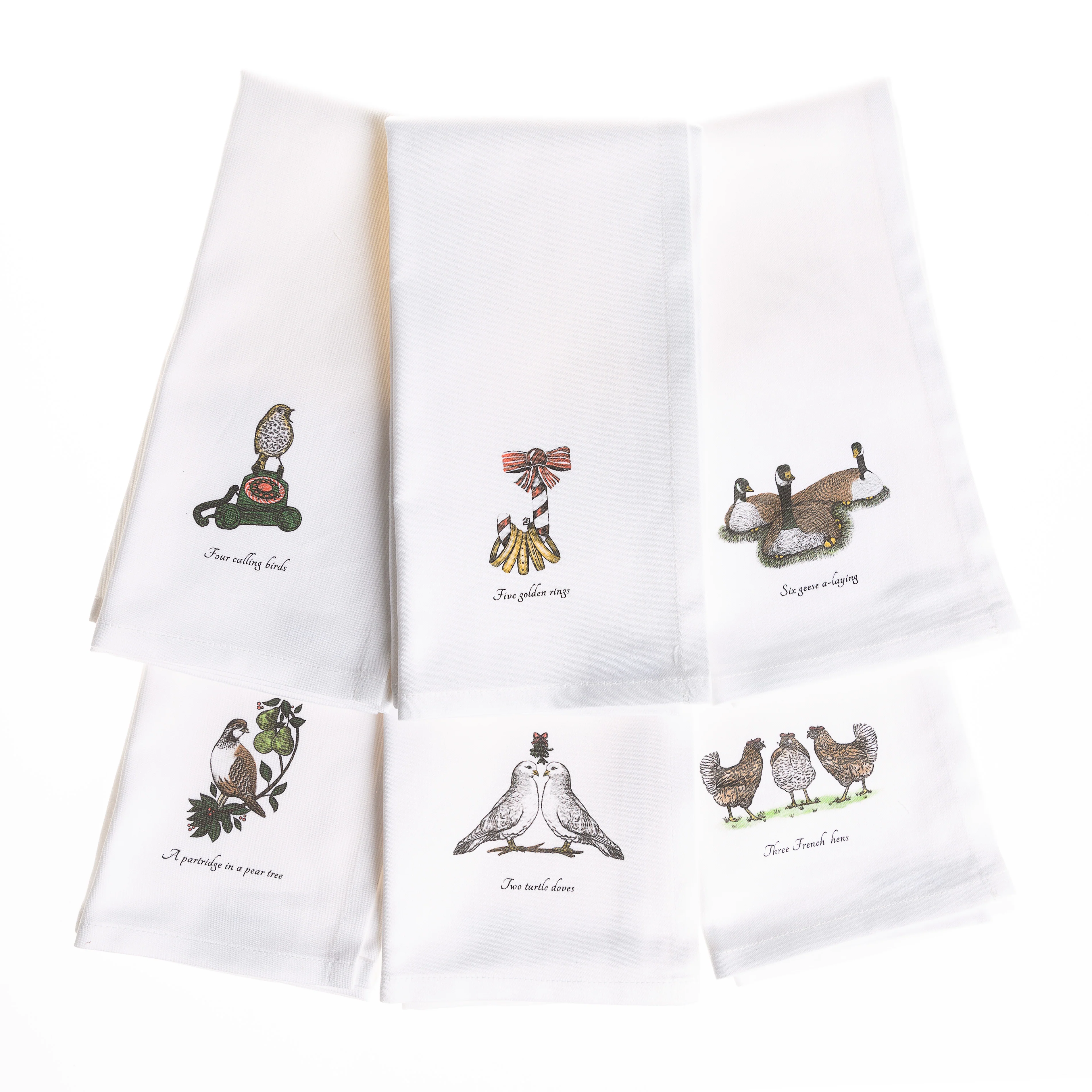 12 Days of Christmas Napkins