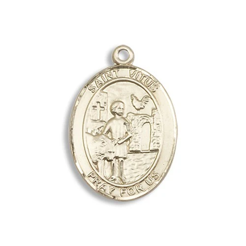 14kt Gold Filled St. Vitus Pendant w/ Chain