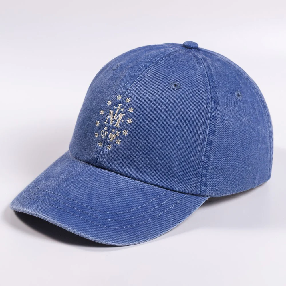 Adjustable Miraculous Medal Ball Cap - Color Options - Image 4