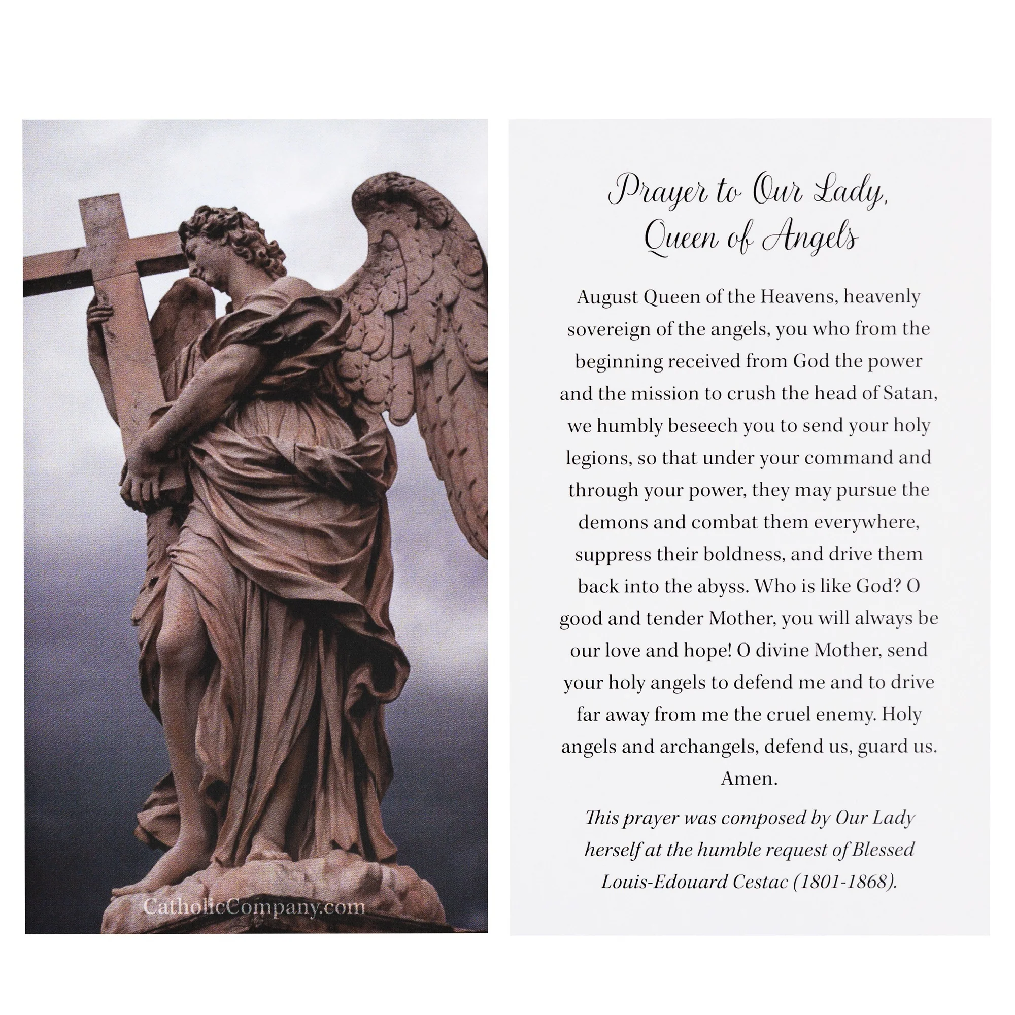 Angels and the Supernatural Prayer Card - Image 2