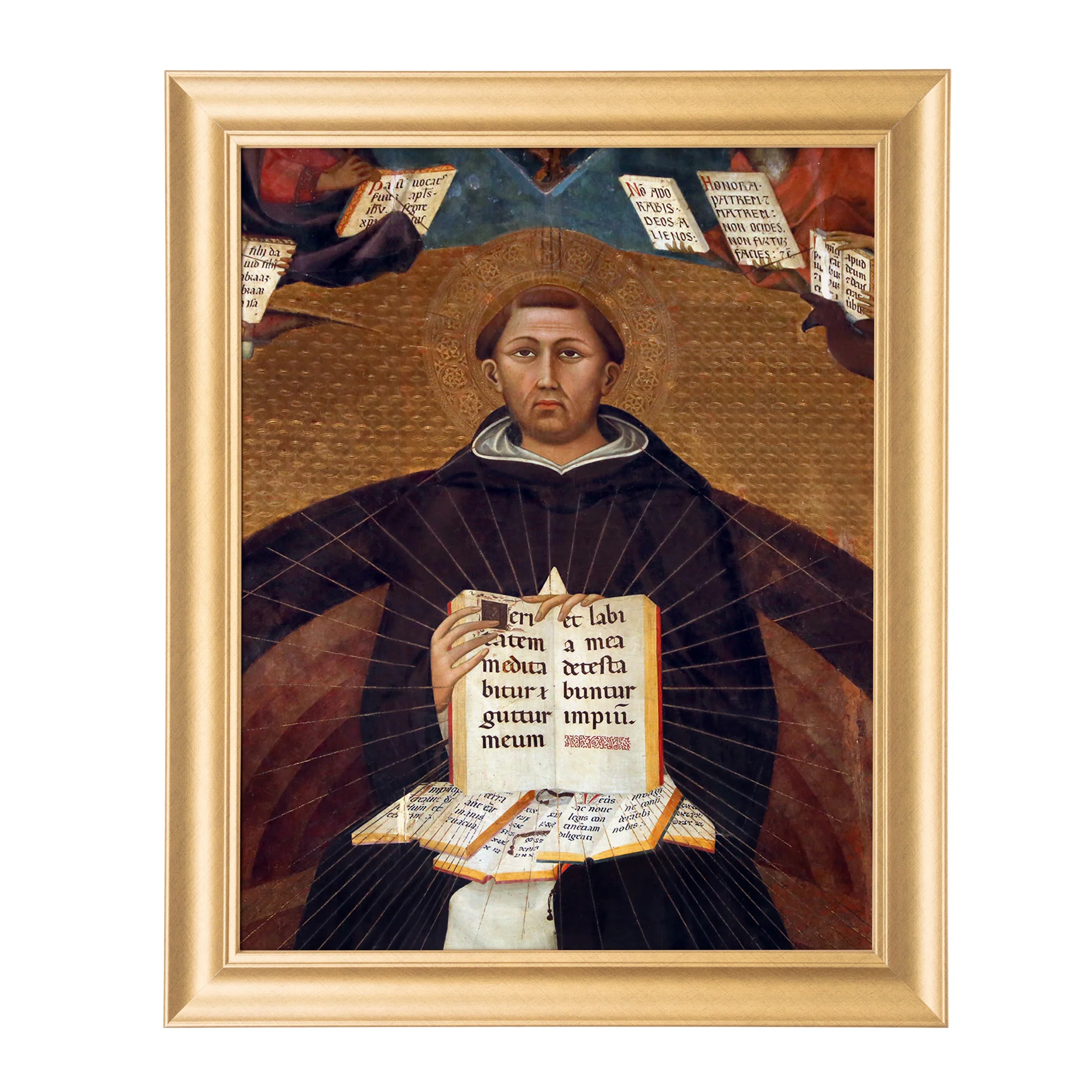 Apotheosis of Aquinas Antique Gold Framed Print - Multiple Sizes - Image 4