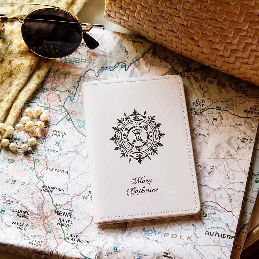 Ave Maria Passport Cover - Blue or White - Image 6