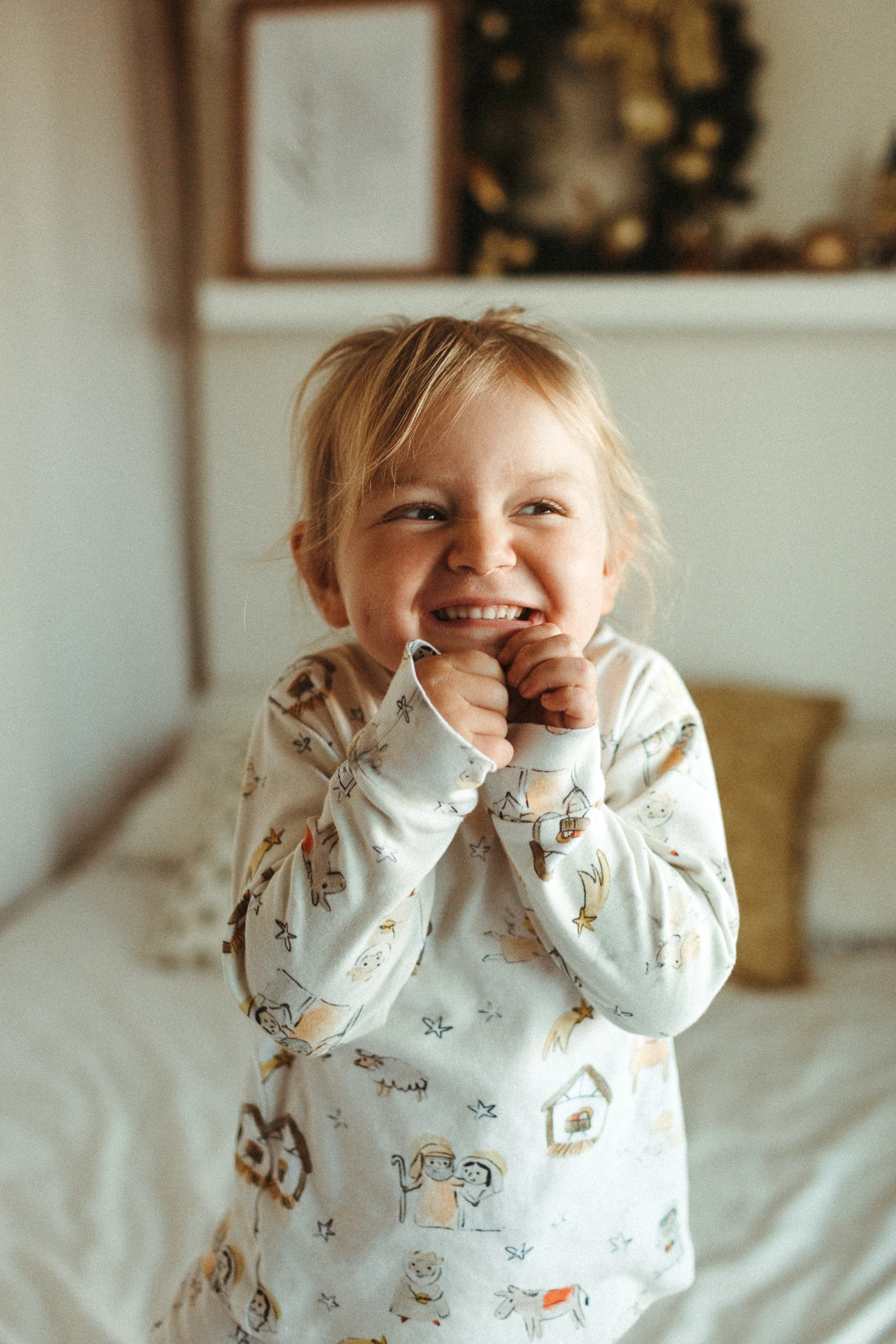 Away in a Manger Long Sleeve PJs - Various Sizes - Image 4