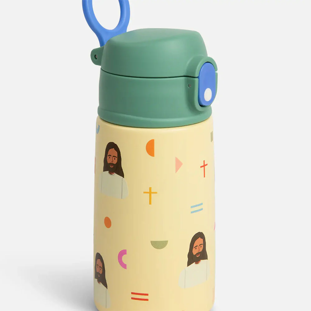 Be A Heart Stainless Steel Catholic Kid's Water Bottle - Image 2