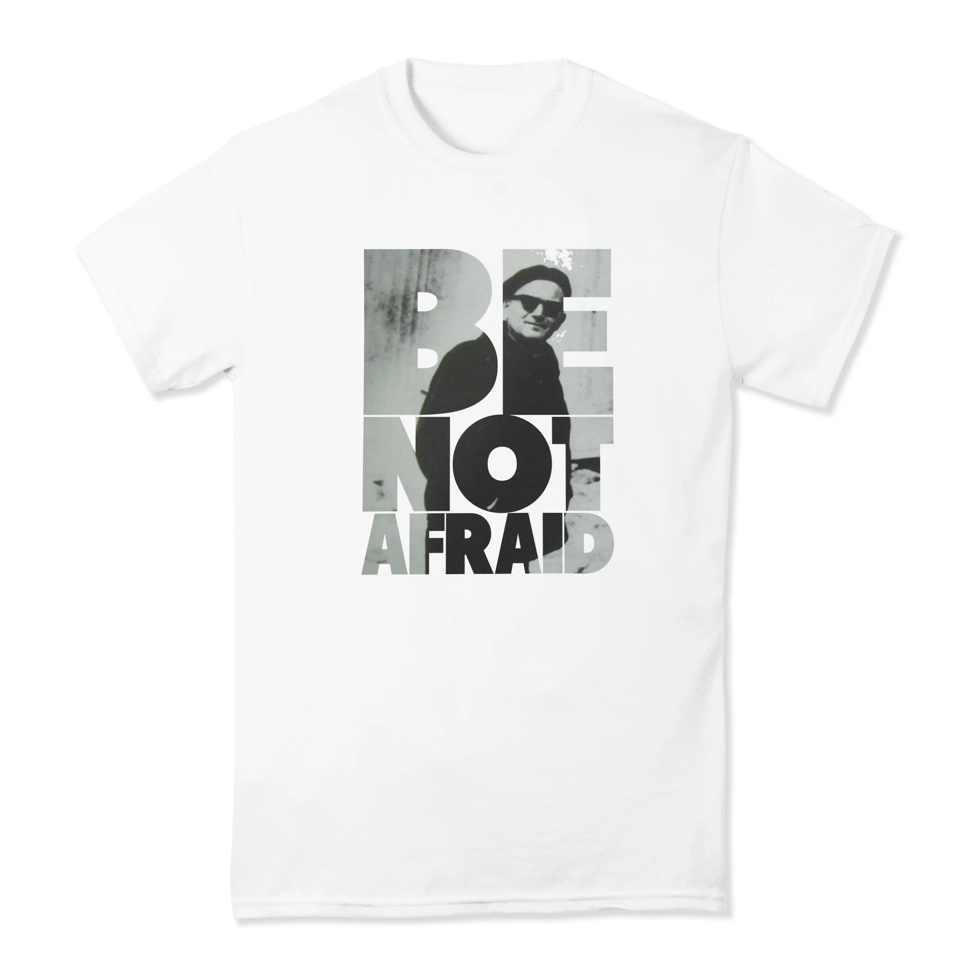Be Not Afraid White Short Sleeve T-Shirt - Image 5