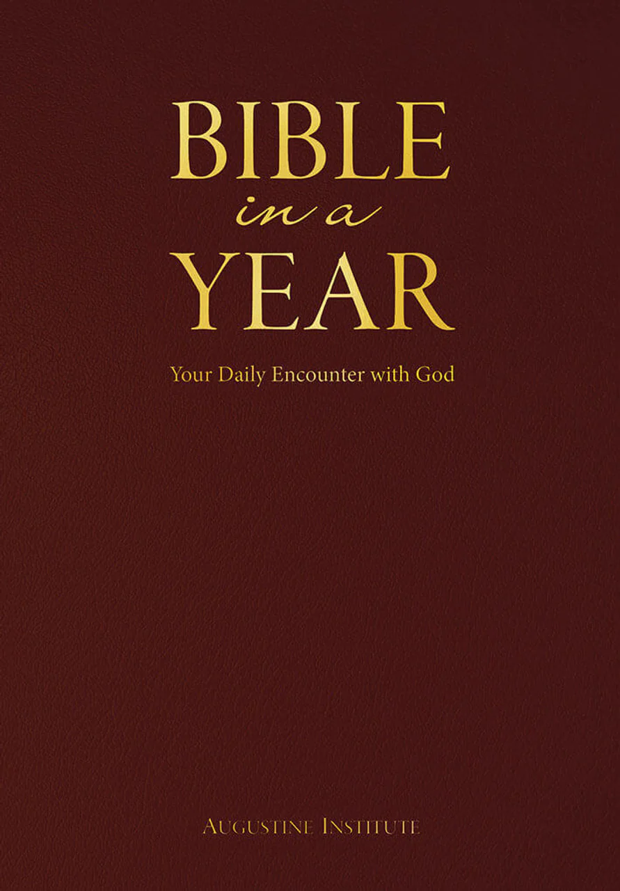 Bible in a Year - RSV Leatherbound Edition