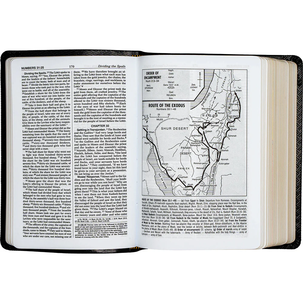 Black Leatherette St. Joseph New Catholic Bible - Compact Edition 4.5 " x6.5" - Image 13