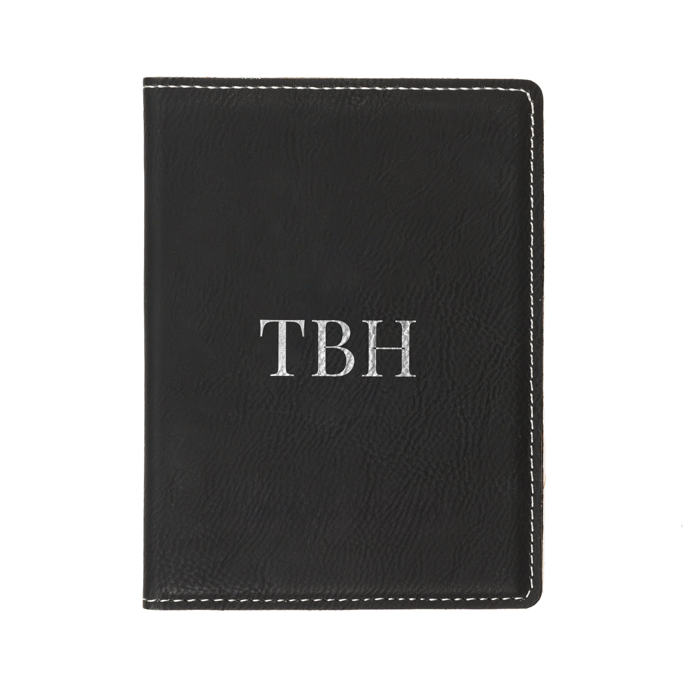 Black Personalized Passport Cover - Image 2