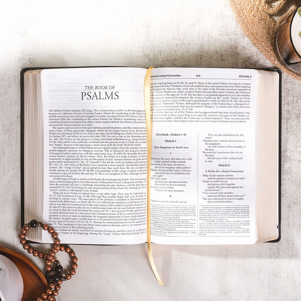 Black Premium Ultra Soft Bible- NABRE - Image 3