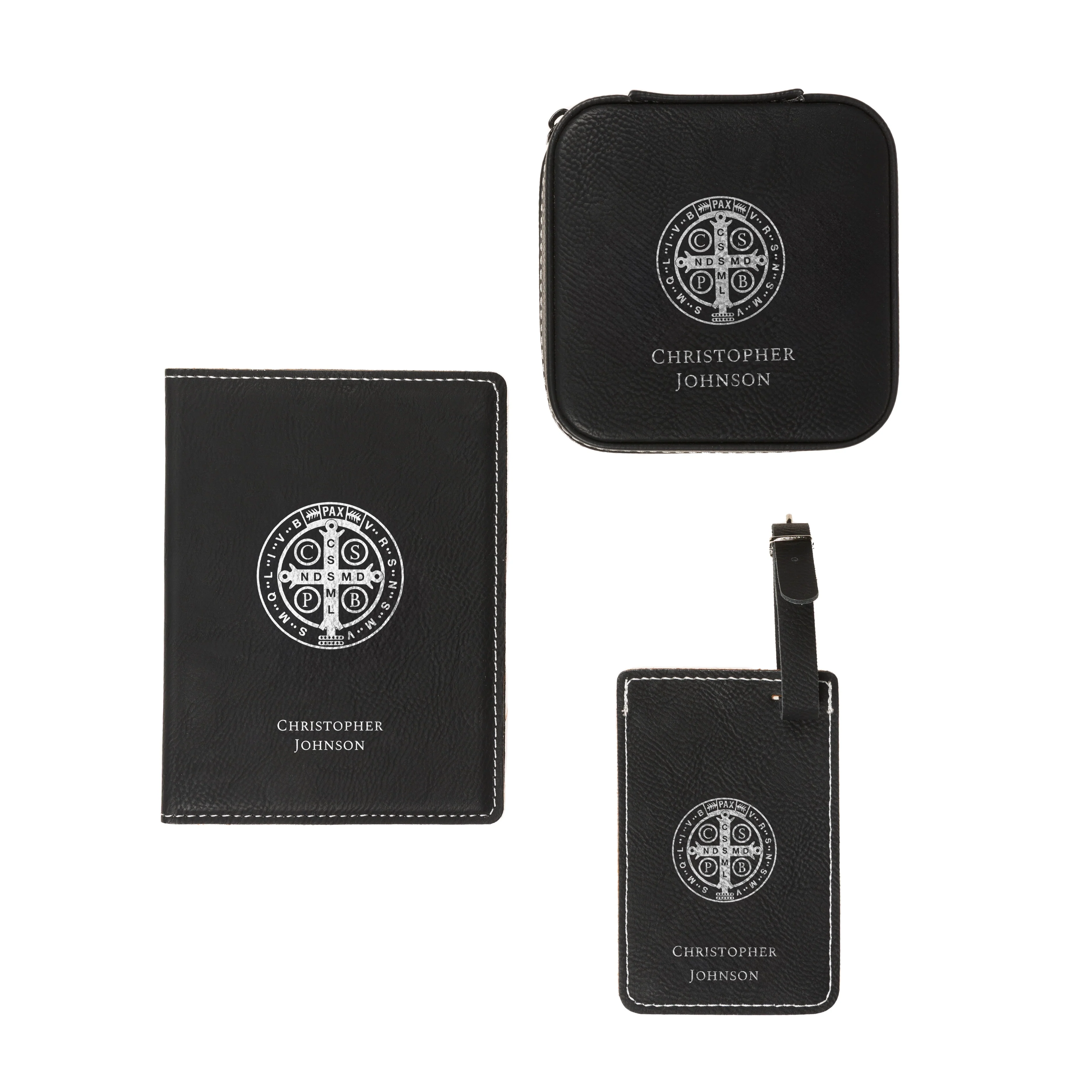 Black St. Benedict Travel Set - 3 Pieces - Image 2