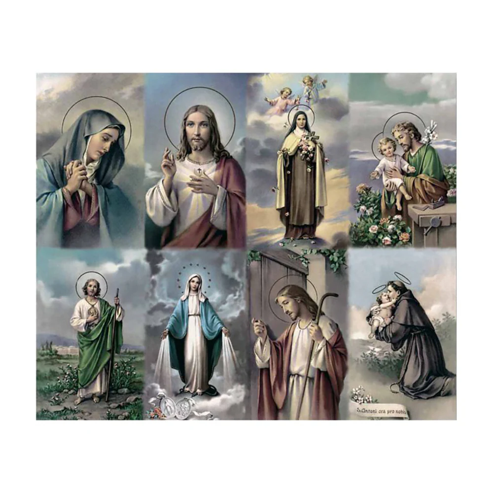 Laminated Bonella Series 3 Personalized Prayer Card - Assorted Subjects (Priced Per Card)