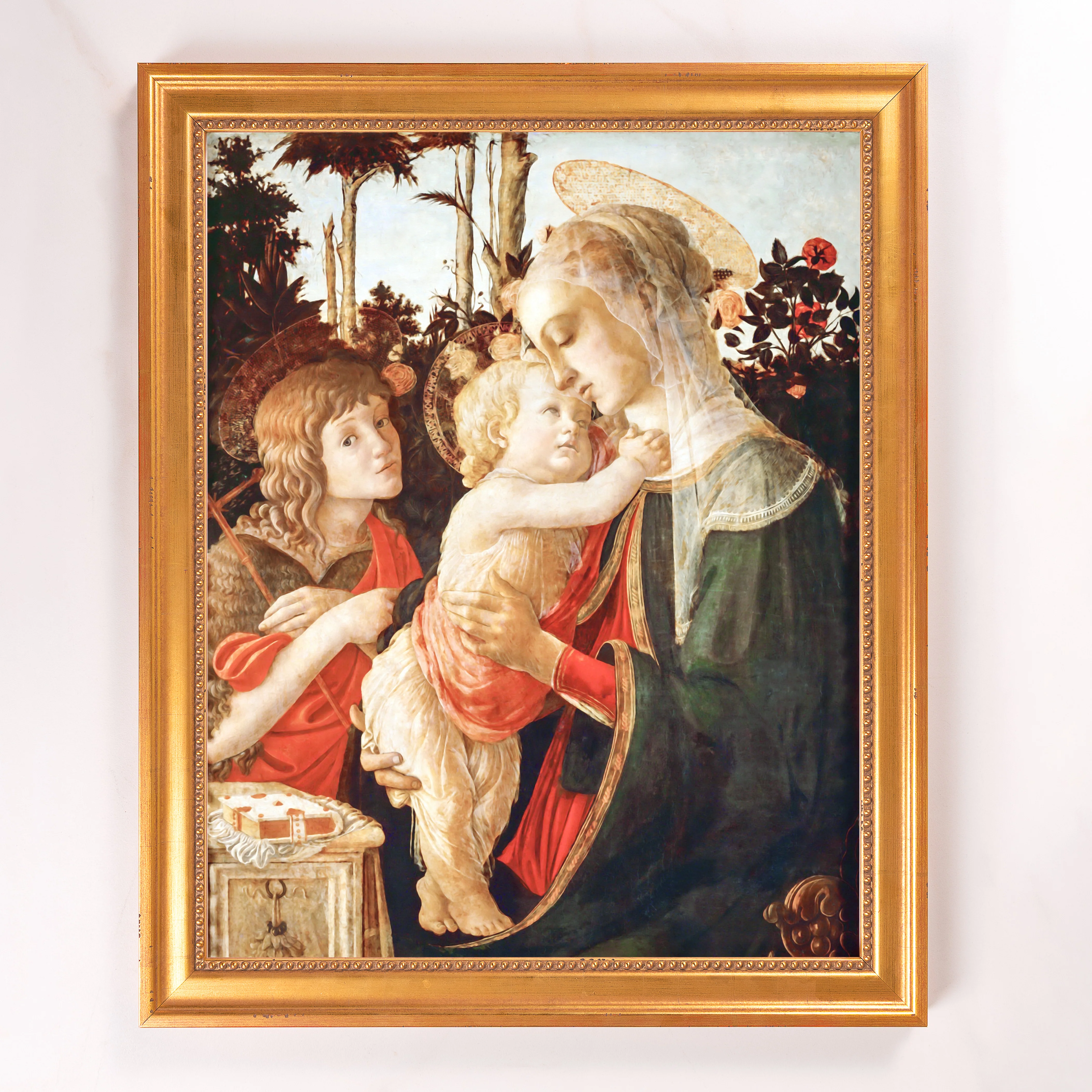 Botticelli Madonna Child Framed Canvas - Sacred Signature Collection - Image 11