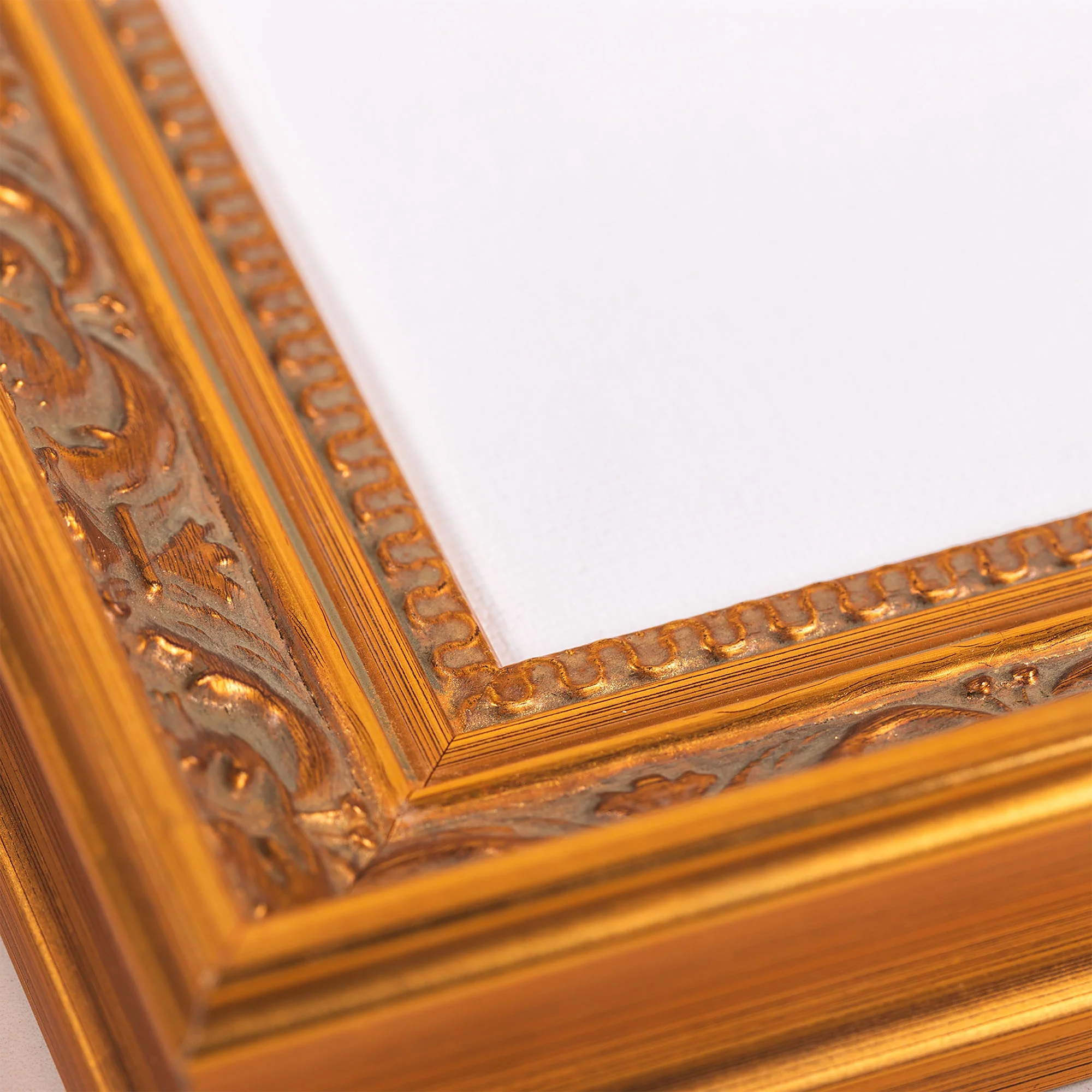 Cantarini's Our Lady of the Rosary Framed Canvas - Sacred Classics Collection - Image 3
