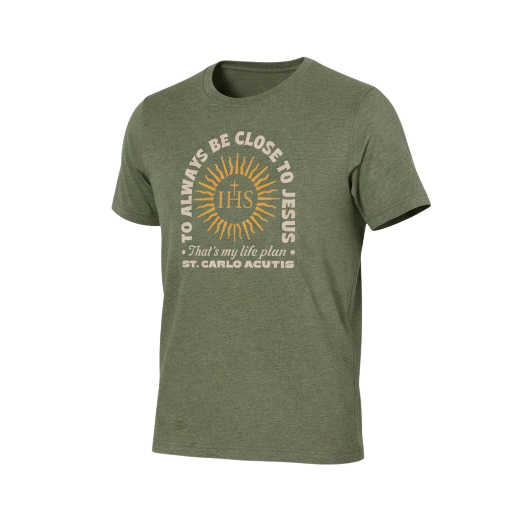 Carlo Acutis Life Plan T-shirt - Image 4