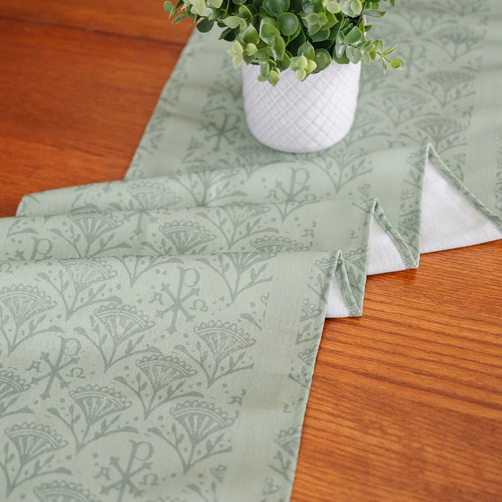 Catholic Liturgical Living Table Runner Set - Set of 3 - Image 2