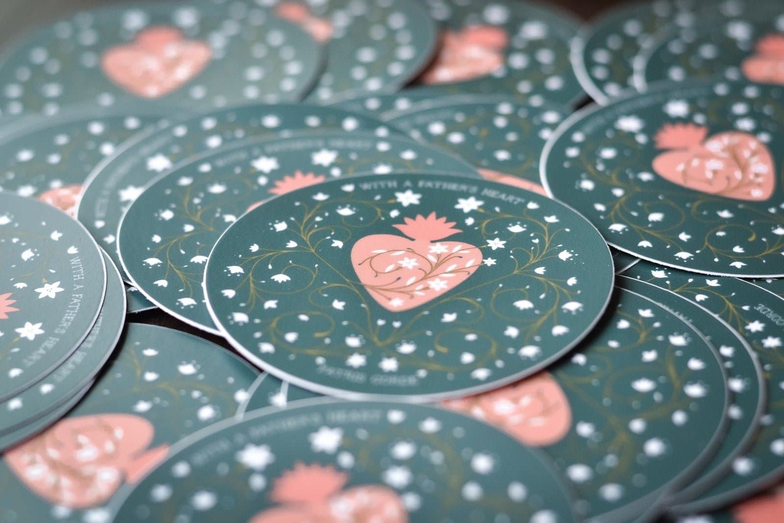 Chaste Heart of St. Joseph Vinyl Sticker - Image 11
