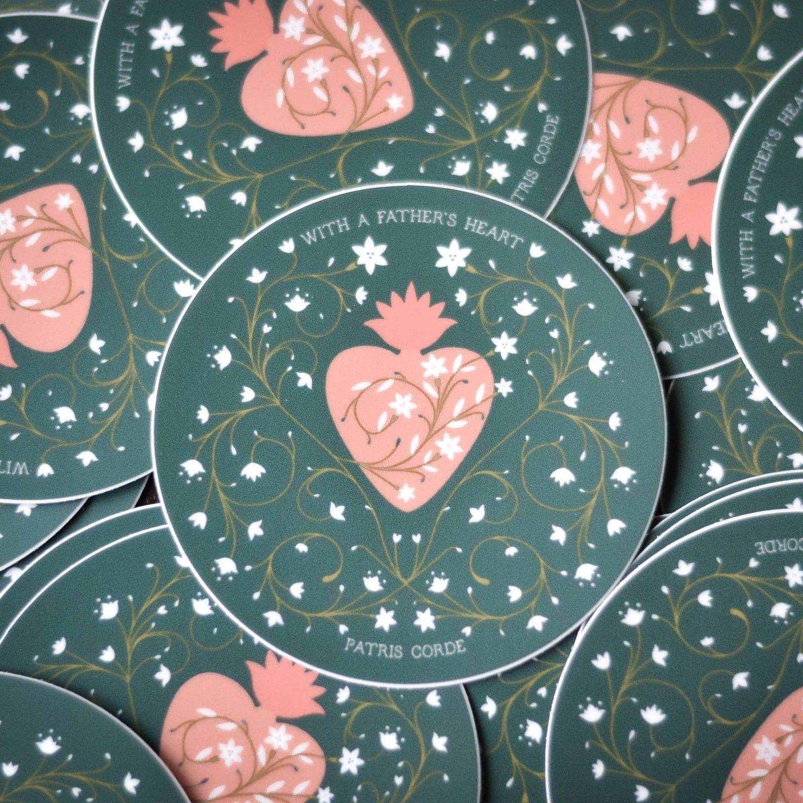 Chaste Heart of St. Joseph Vinyl Sticker - Image 8