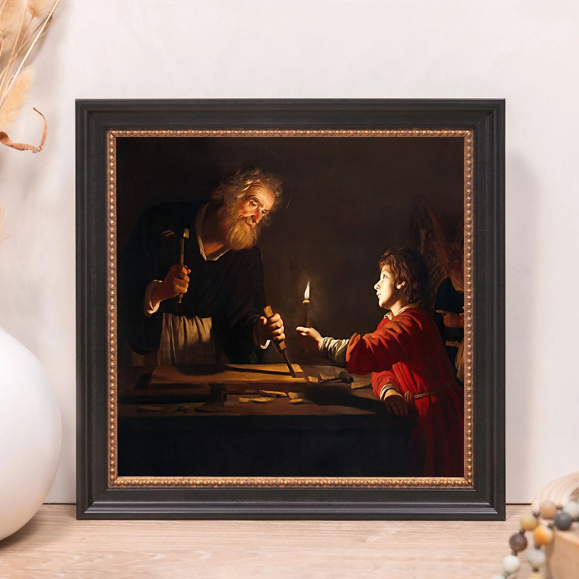 Childhood of Christ Framed Canvas - Sacred Mini Collection - Image 10
