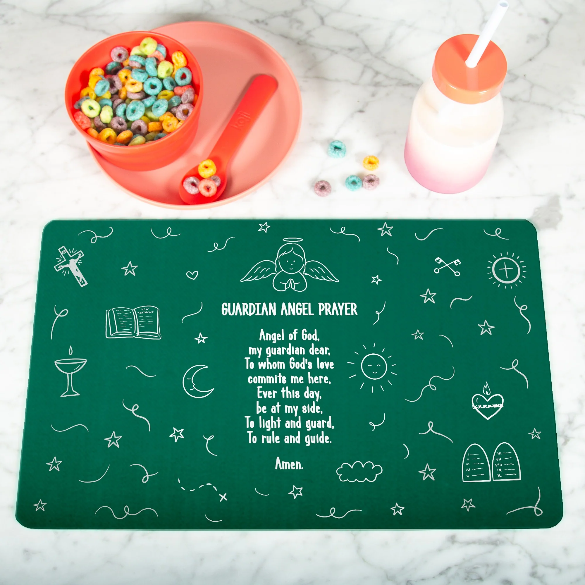 Children's Guardian Angel Prayer Placemat