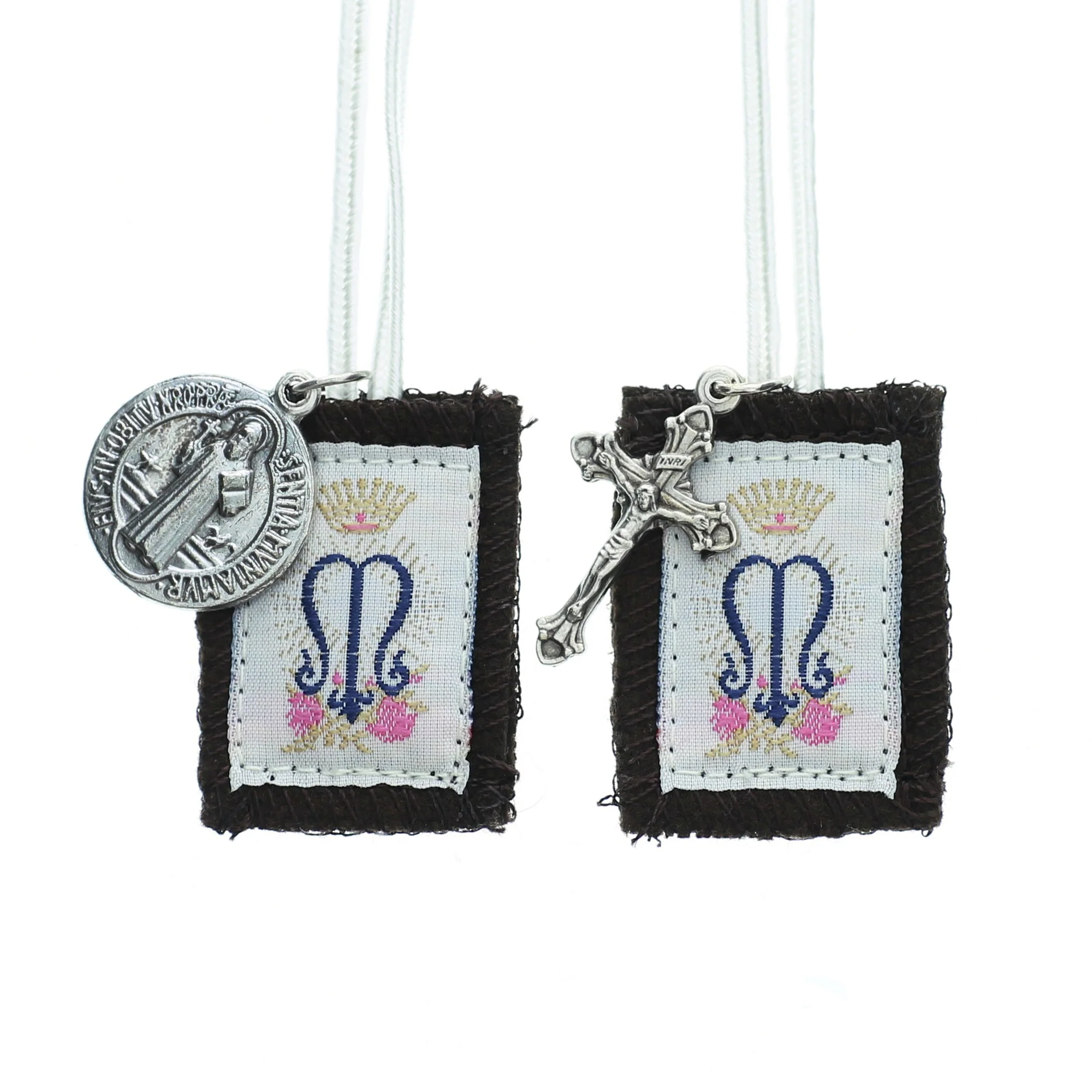 Children's Scapular with White Strings