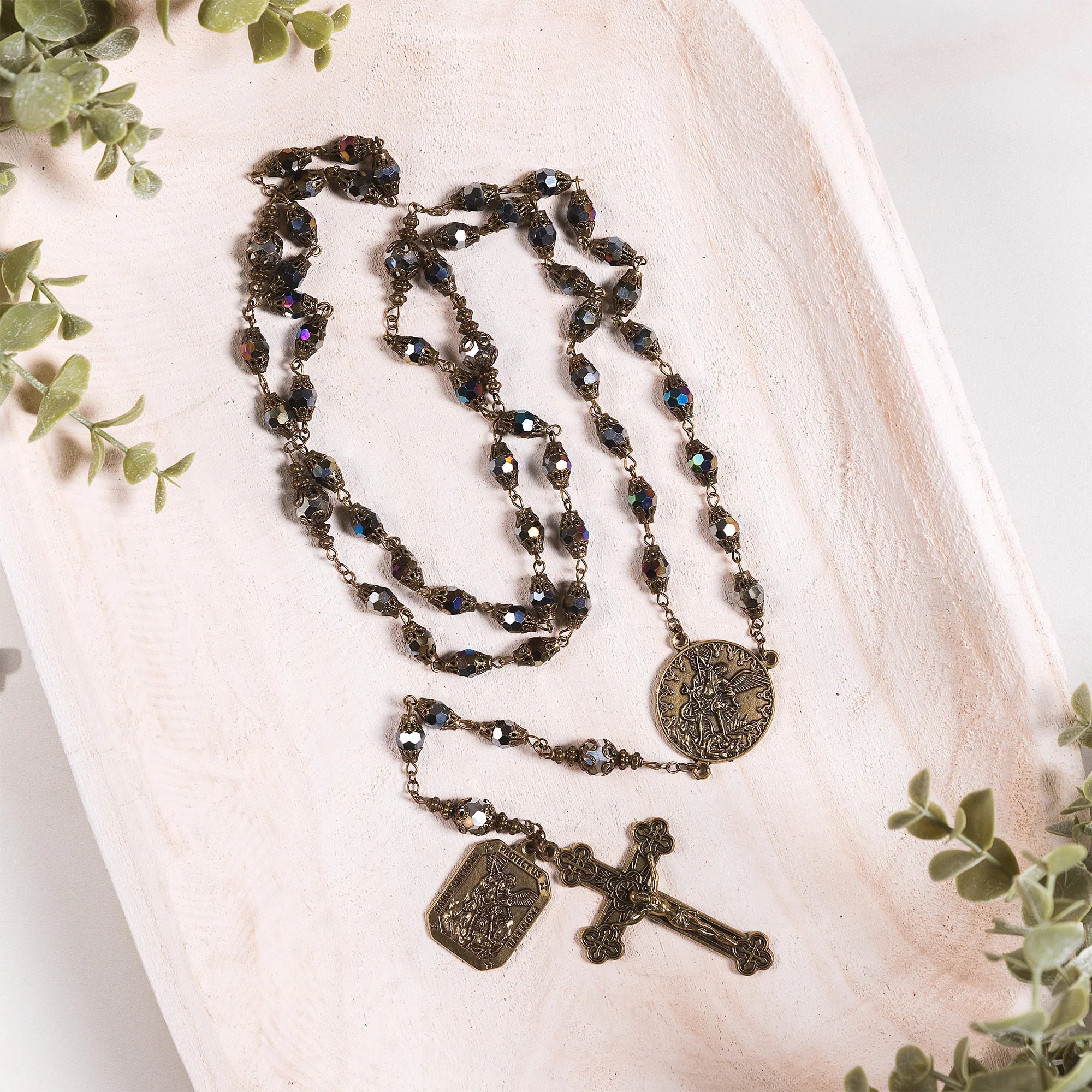 Collector's Edition St. Michael Rosary - Image 2