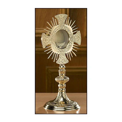 Cross/Rays Monstrance W/Luna