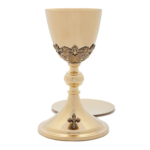 Damask Chalice & Scale Paten Set OR Ciborium - Image 2