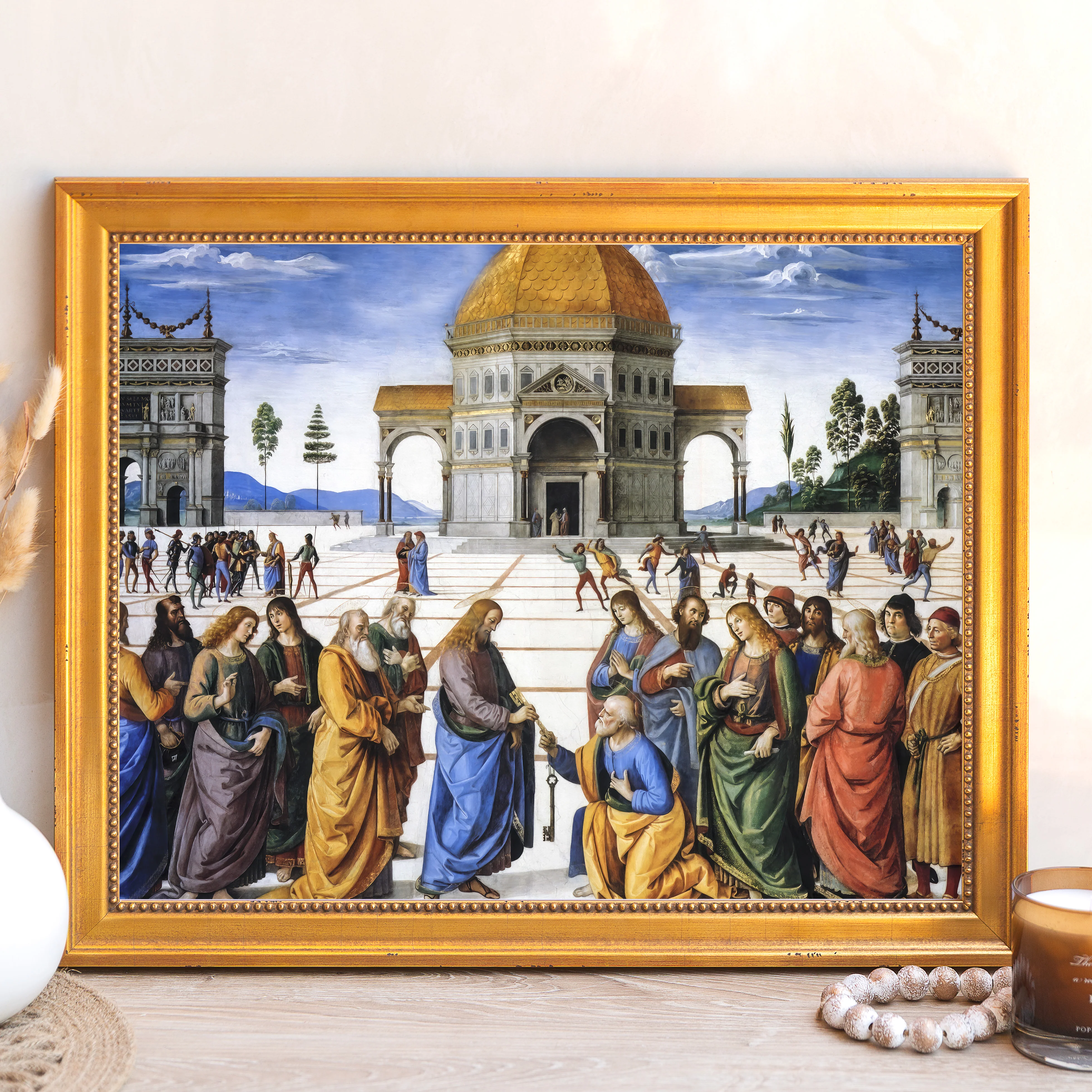 Delivery of the Keys Framed Canvas - Sacred Signature Collection - Image 9