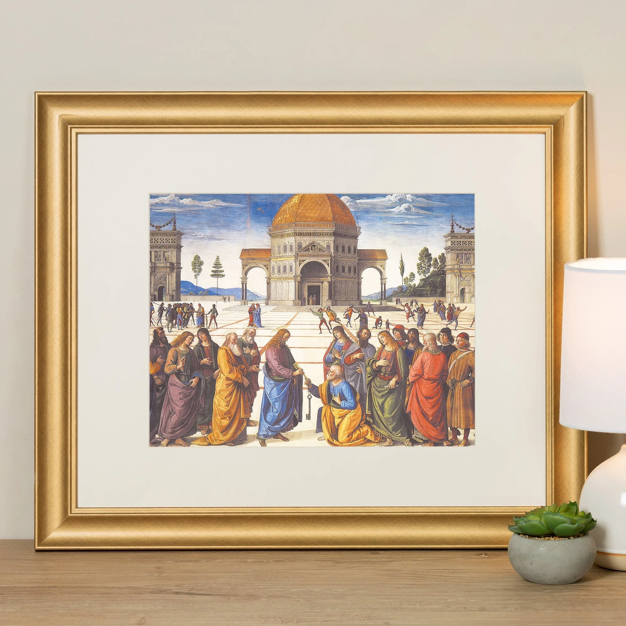 Delivery of the Keys Framed Print