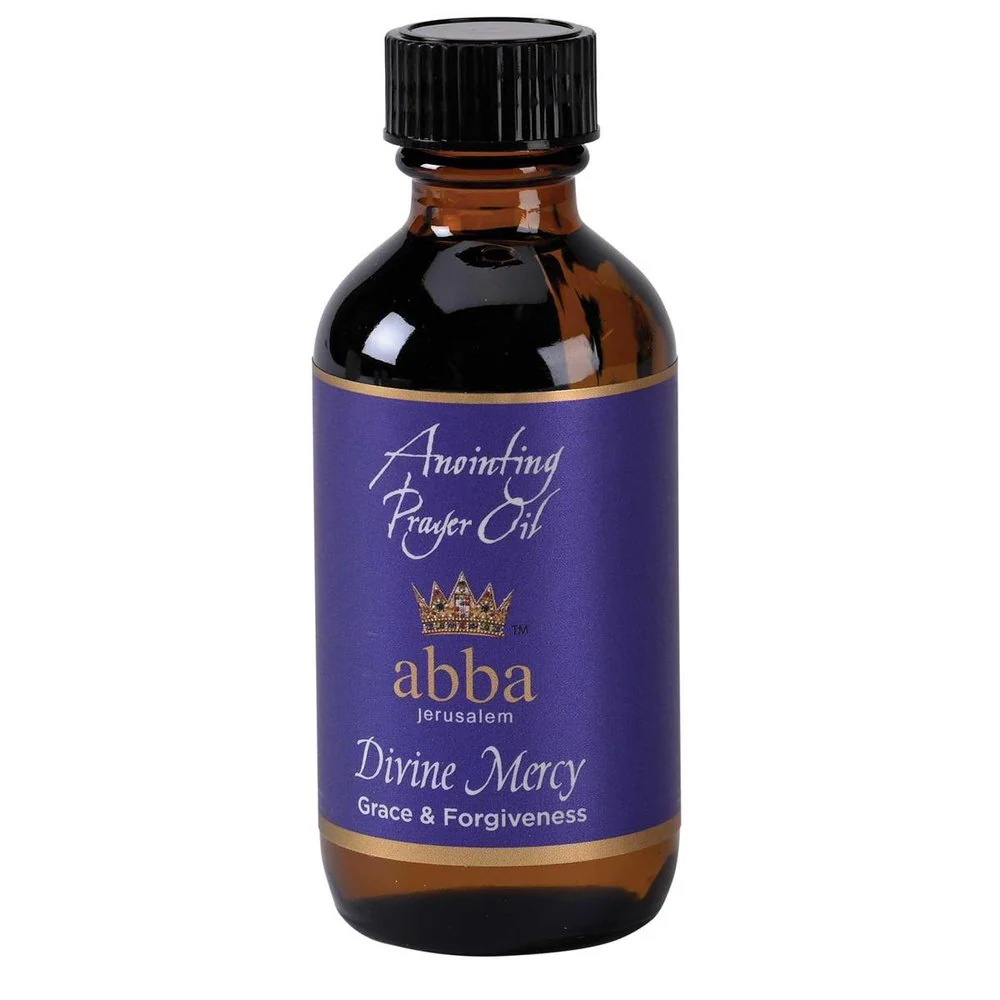 Divine Mercy Holy Land Anointing Prayer Oil - Image 2