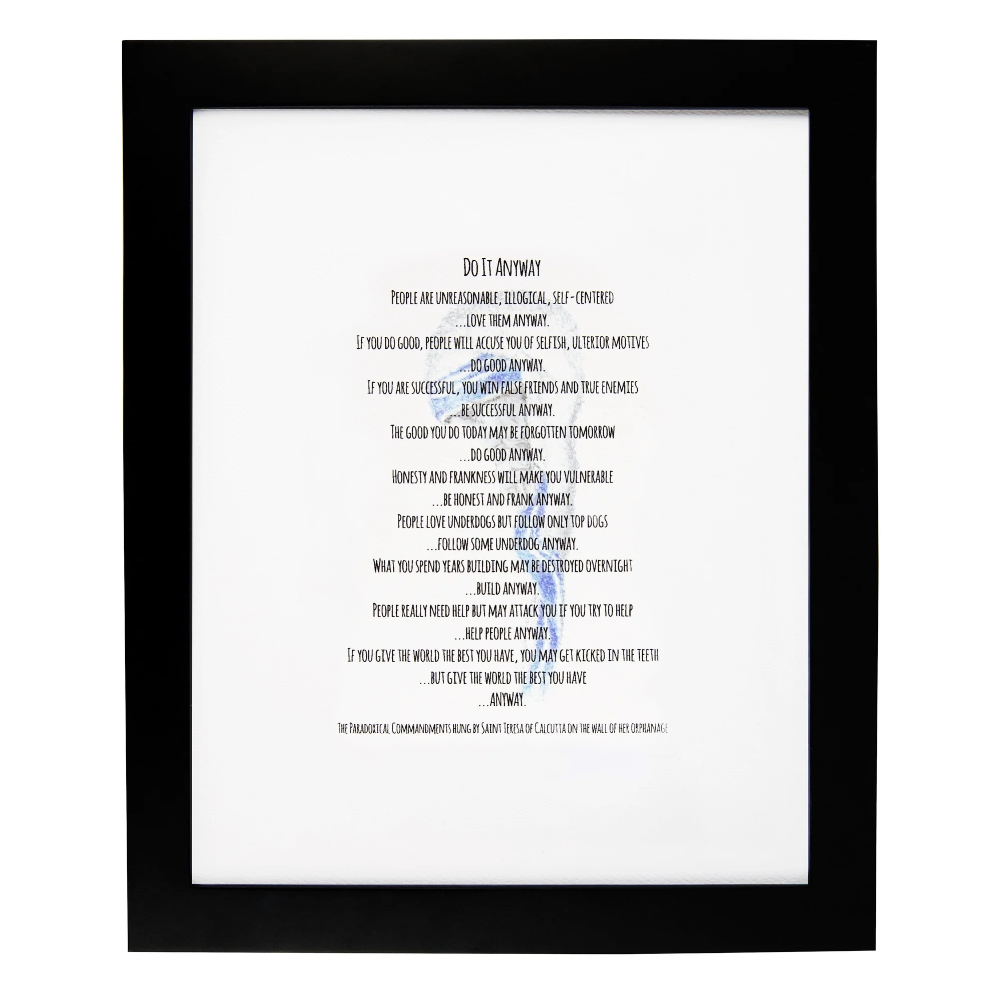 Do It Anyway Framed Print