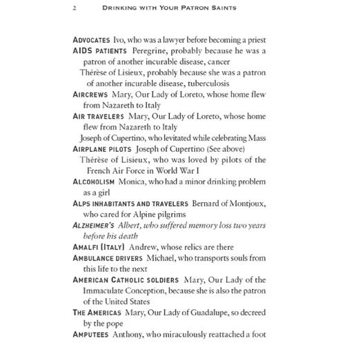 Drinking with Your Patron Saints - The Sinner's Guide to Honoring Namesakes and Protectors - Image 2