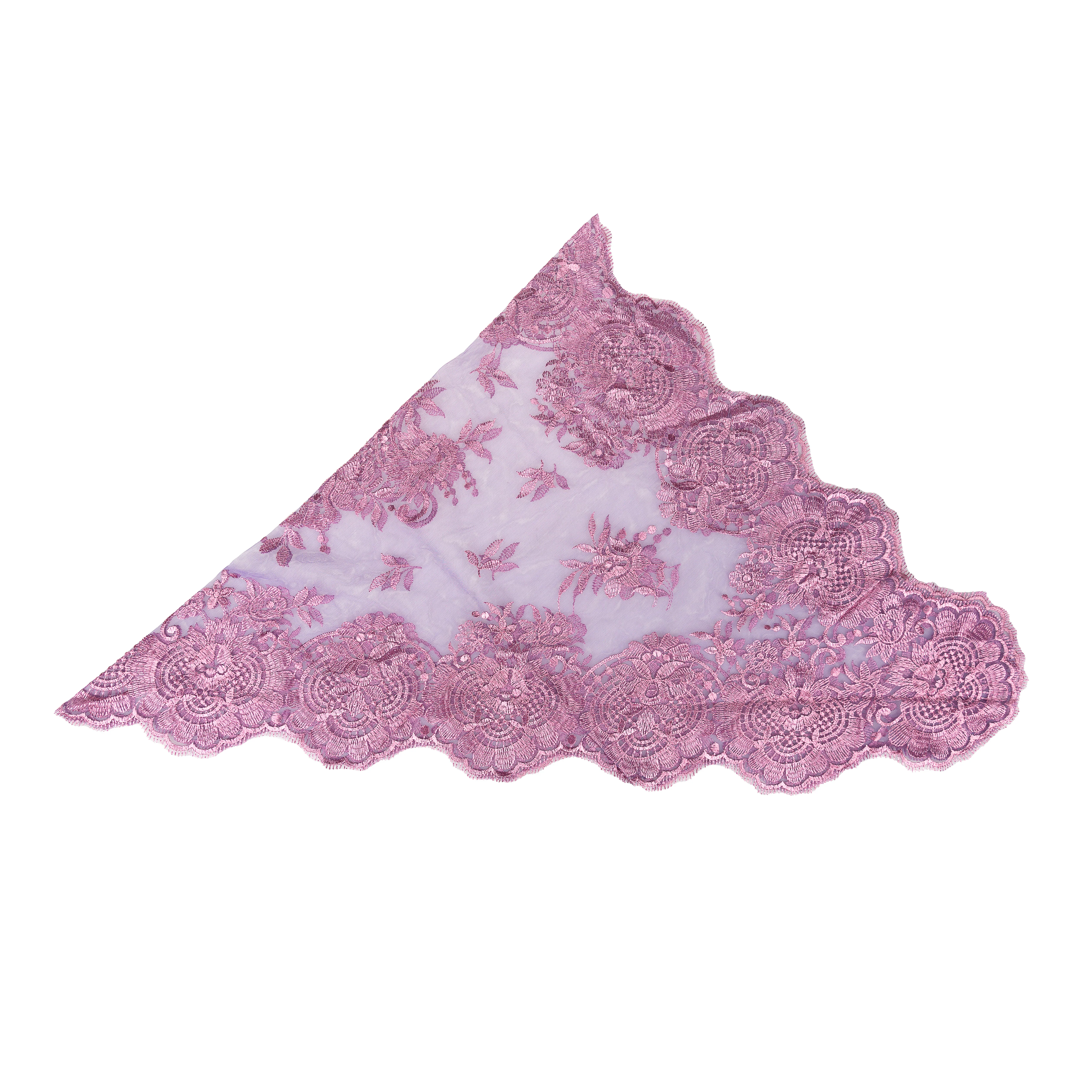 Eva Spanish Lace Chapel Veil - Multiple Colors - Image 12