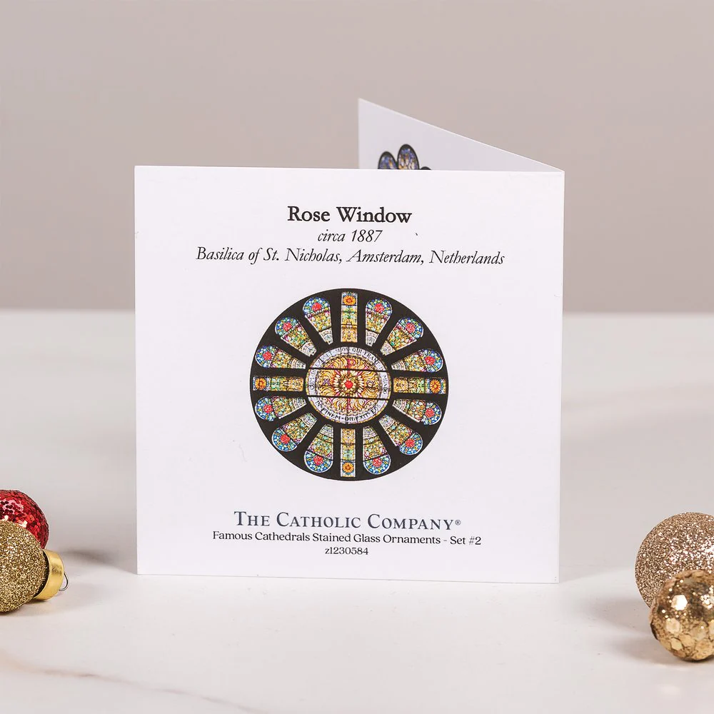 Famous Cathedrals Stained Glass Ornament Collection 3 - Set of 6 - Image 10