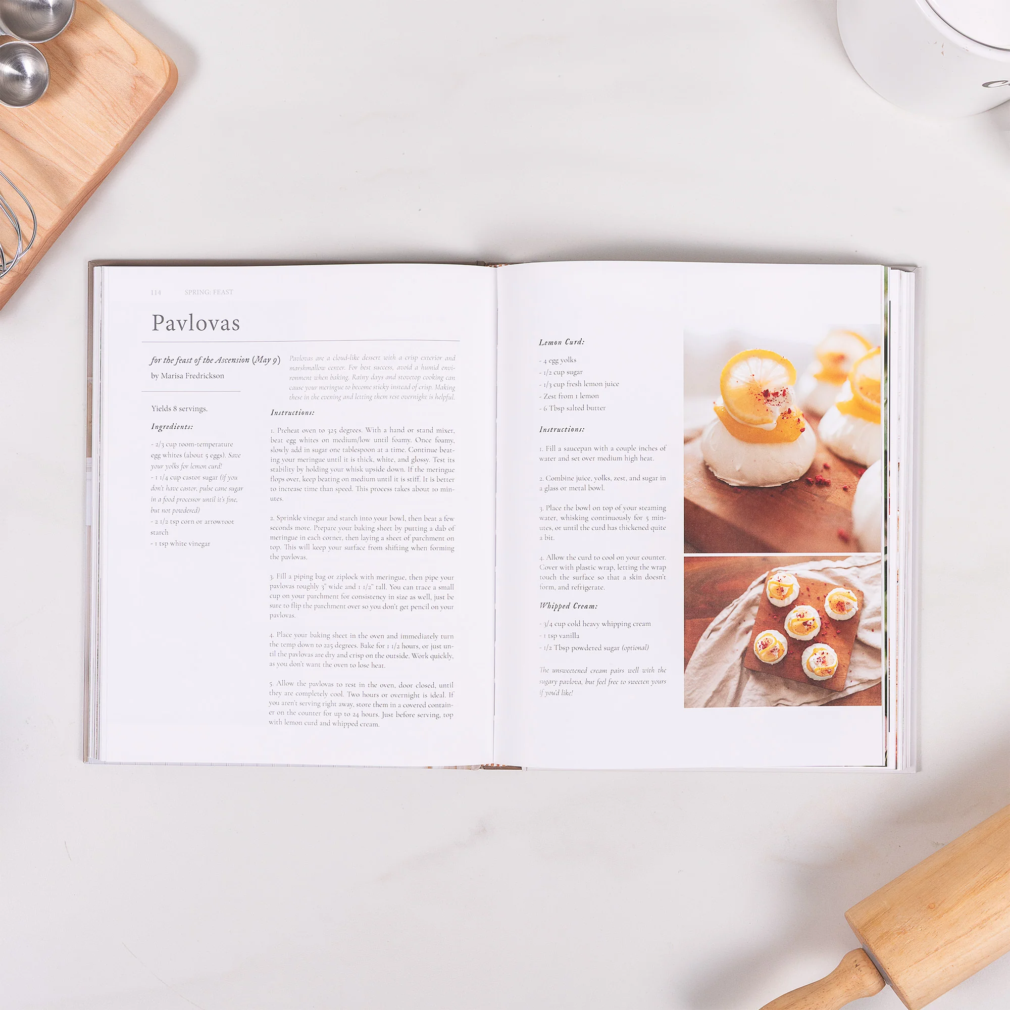 Feast, Faith, Flourish Book and Cutting Board Gift Set - Image 3
