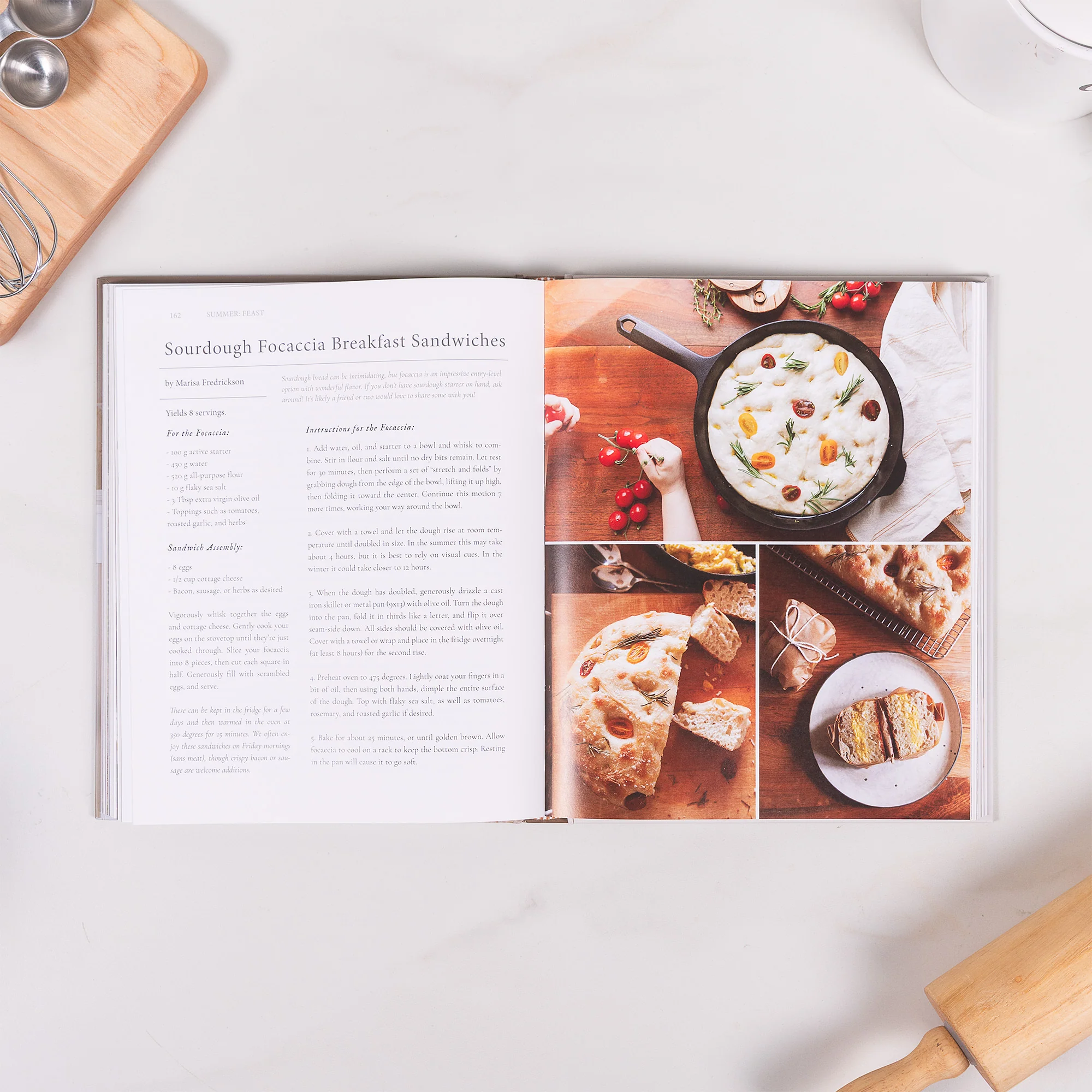 Feast, Faith, Flourish Book and Cutting Board Gift Set - Image 5