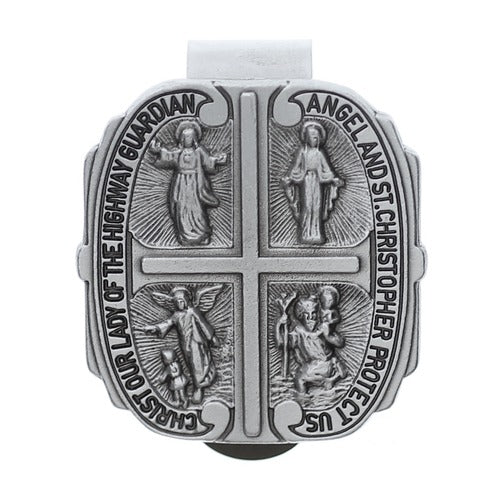 Four Way Medal Visor Clip (Made in USA)