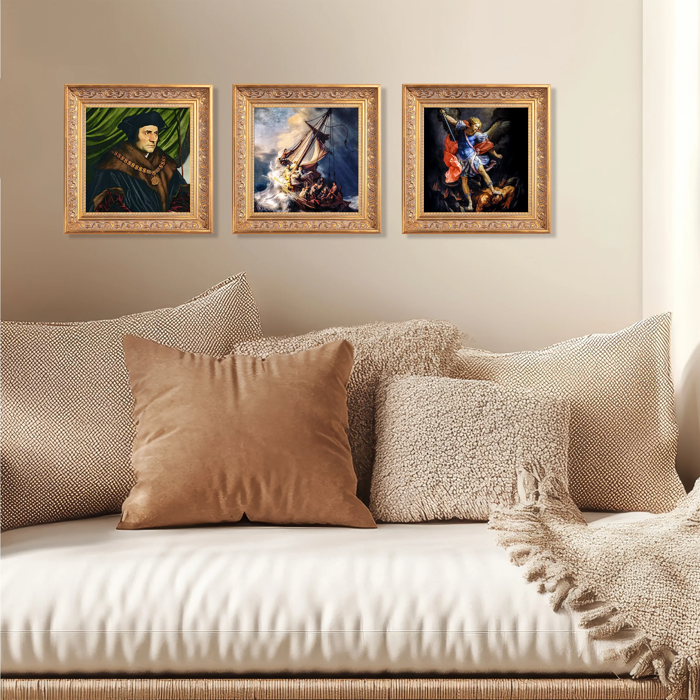 Fra Angelico's Annunciation Framed Canvas - Sacred Mini Collection - Image 3