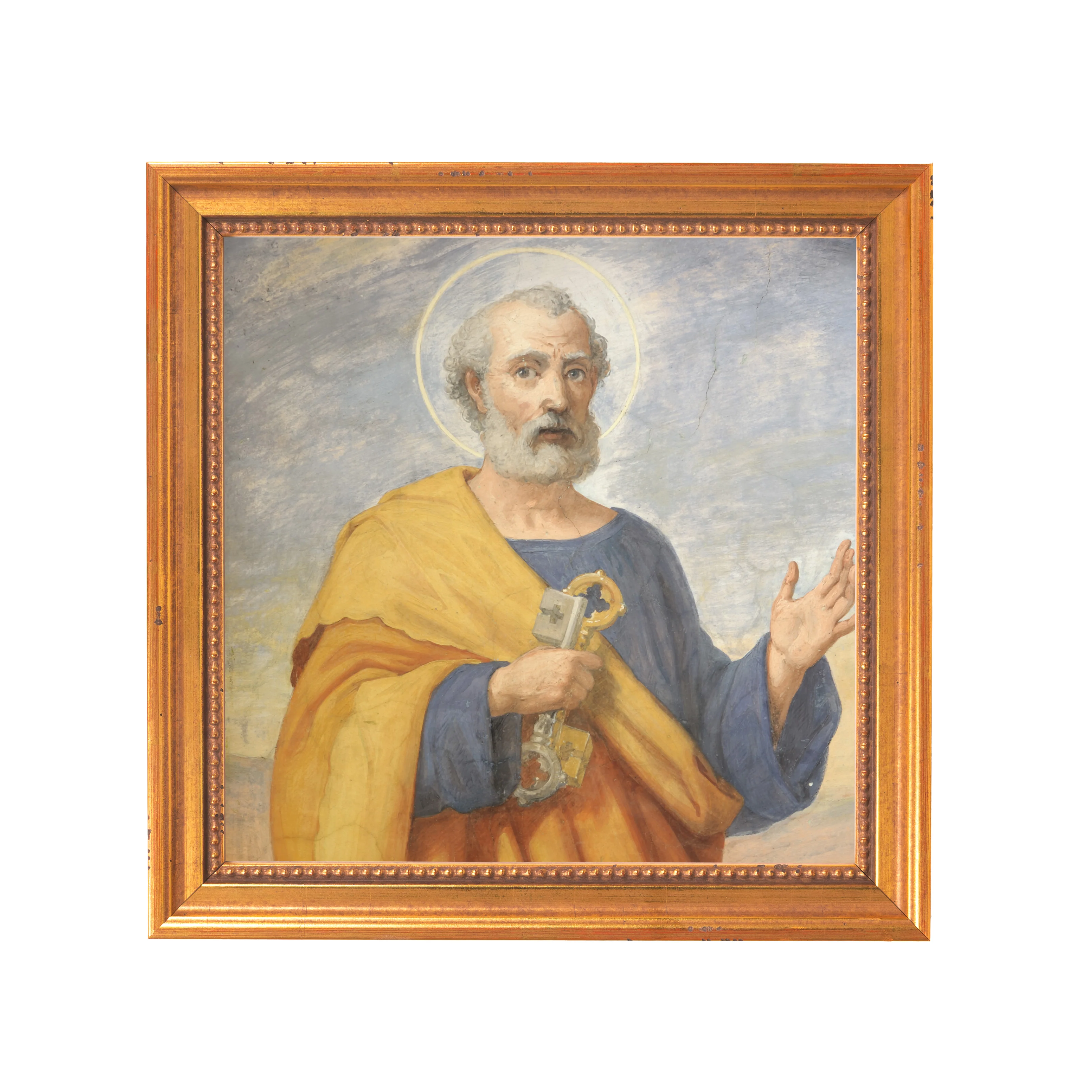 Fresco of St Peter Framed Canvas - Sacred Mini Collection - Image 6