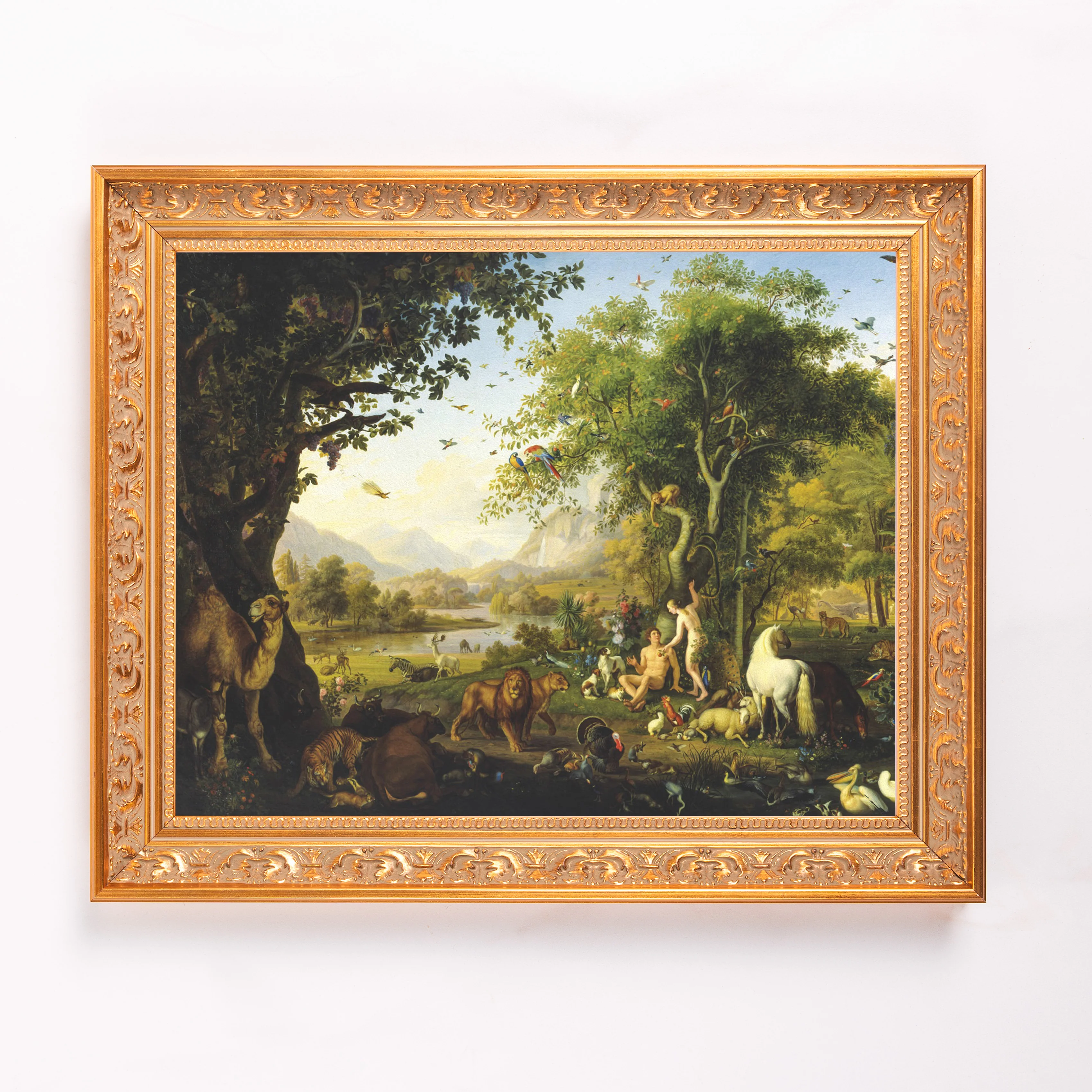 Garden of Eden Framed Canvas - Sacred Classics Collection - Image 2