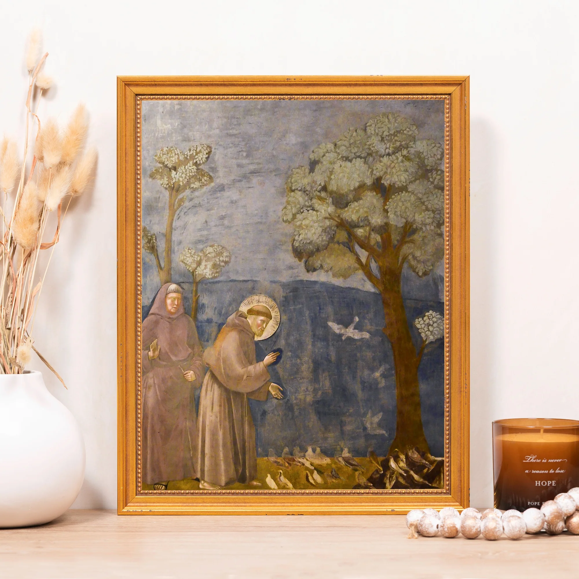 Giotto's Legend of St. Francis Framed Canvas - Sacred Classics Collection