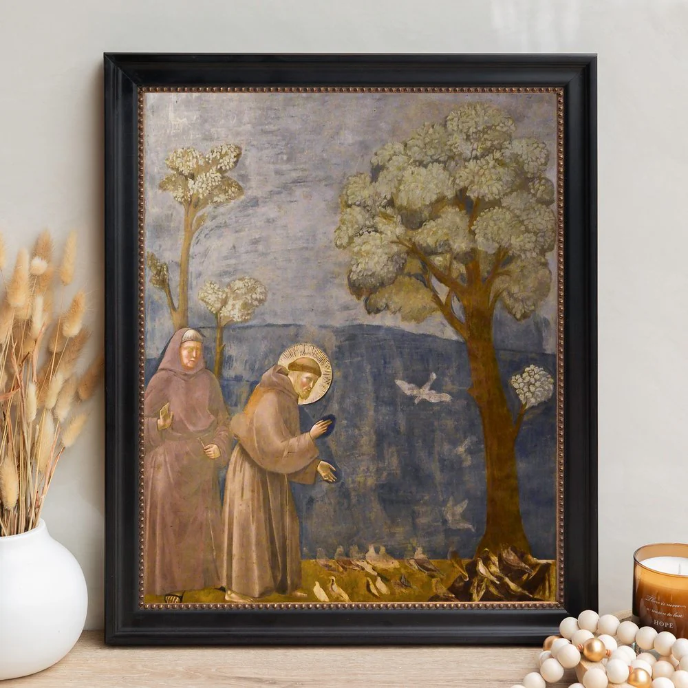 Giotto's Legend of St. Francis Framed Canvas - Sacred Signature Collection - Image 5