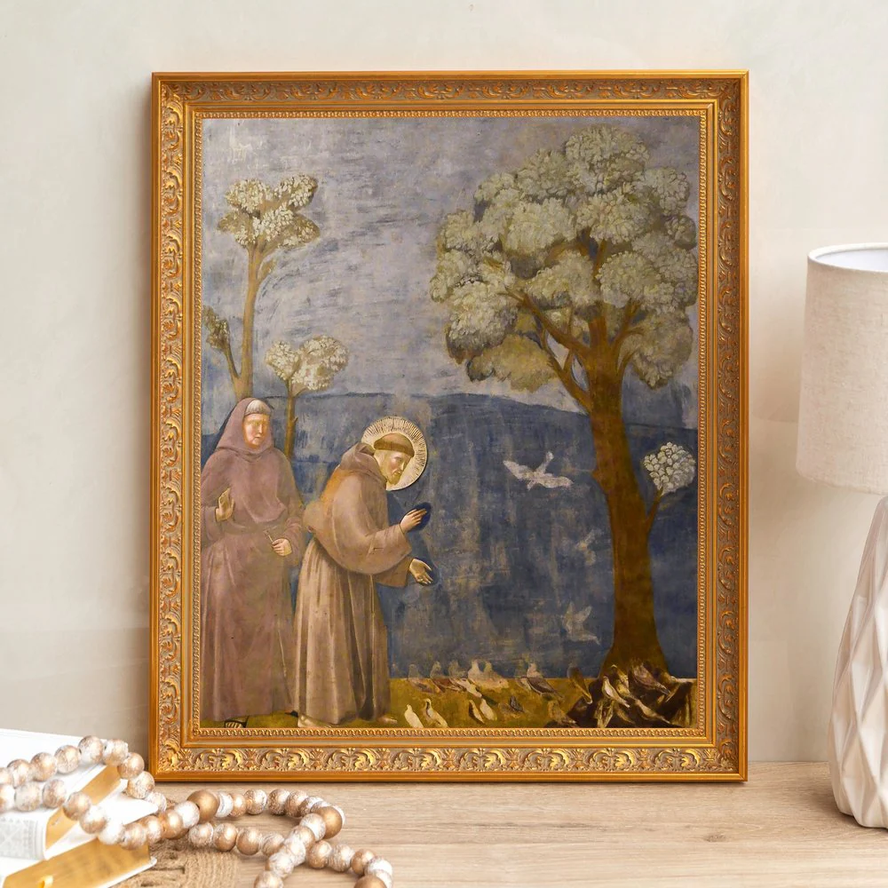 Giotto's Legend of St. Francis Framed Canvas - Sacred Signature Collection - Image 6