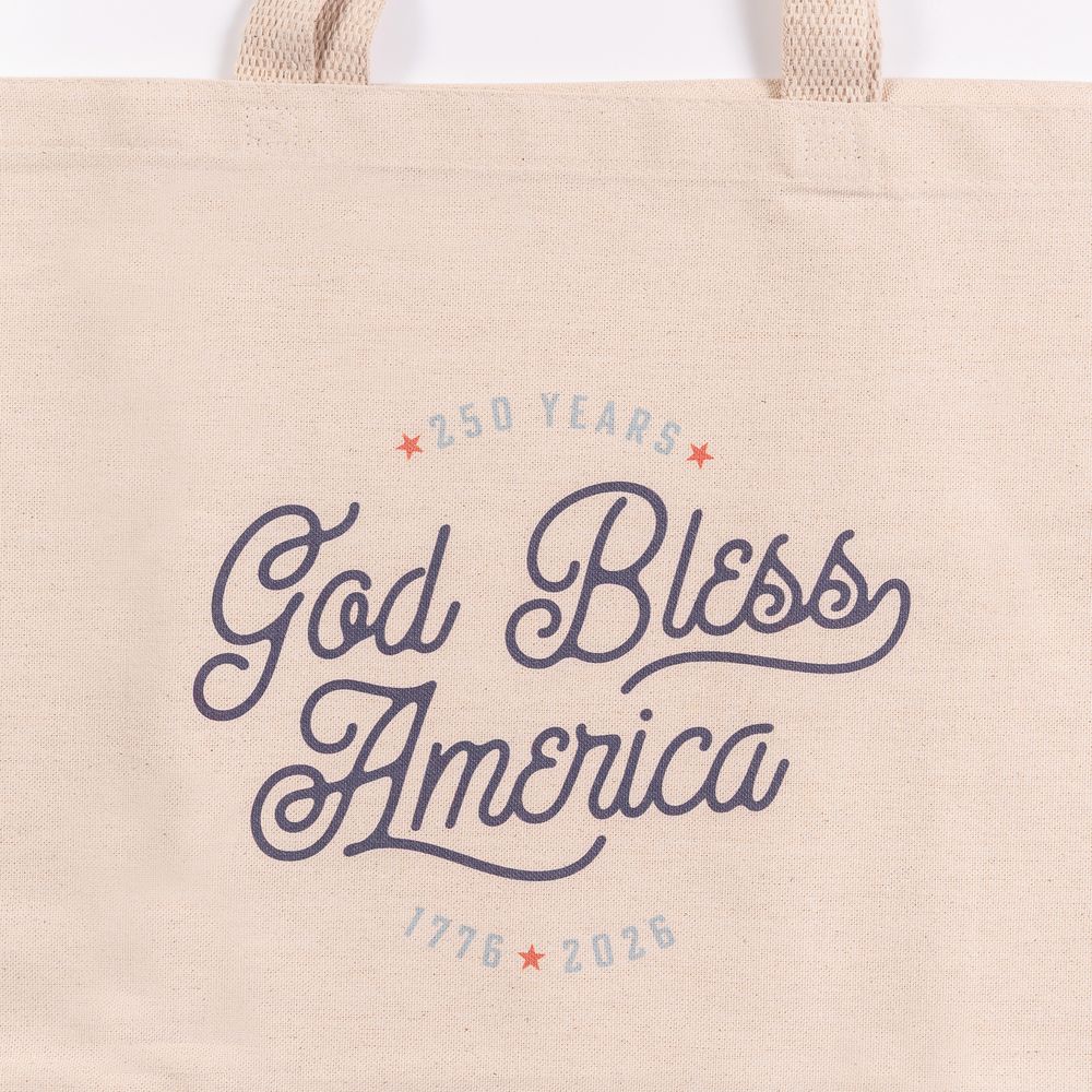 God Bless America 250th Commemorative Canvas Tote - Image 2