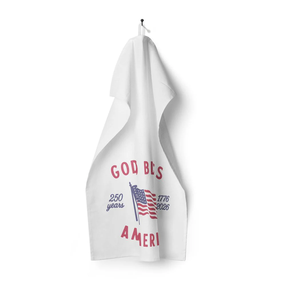 God Bless America 250th Commemorative Dish Towel - Image 2