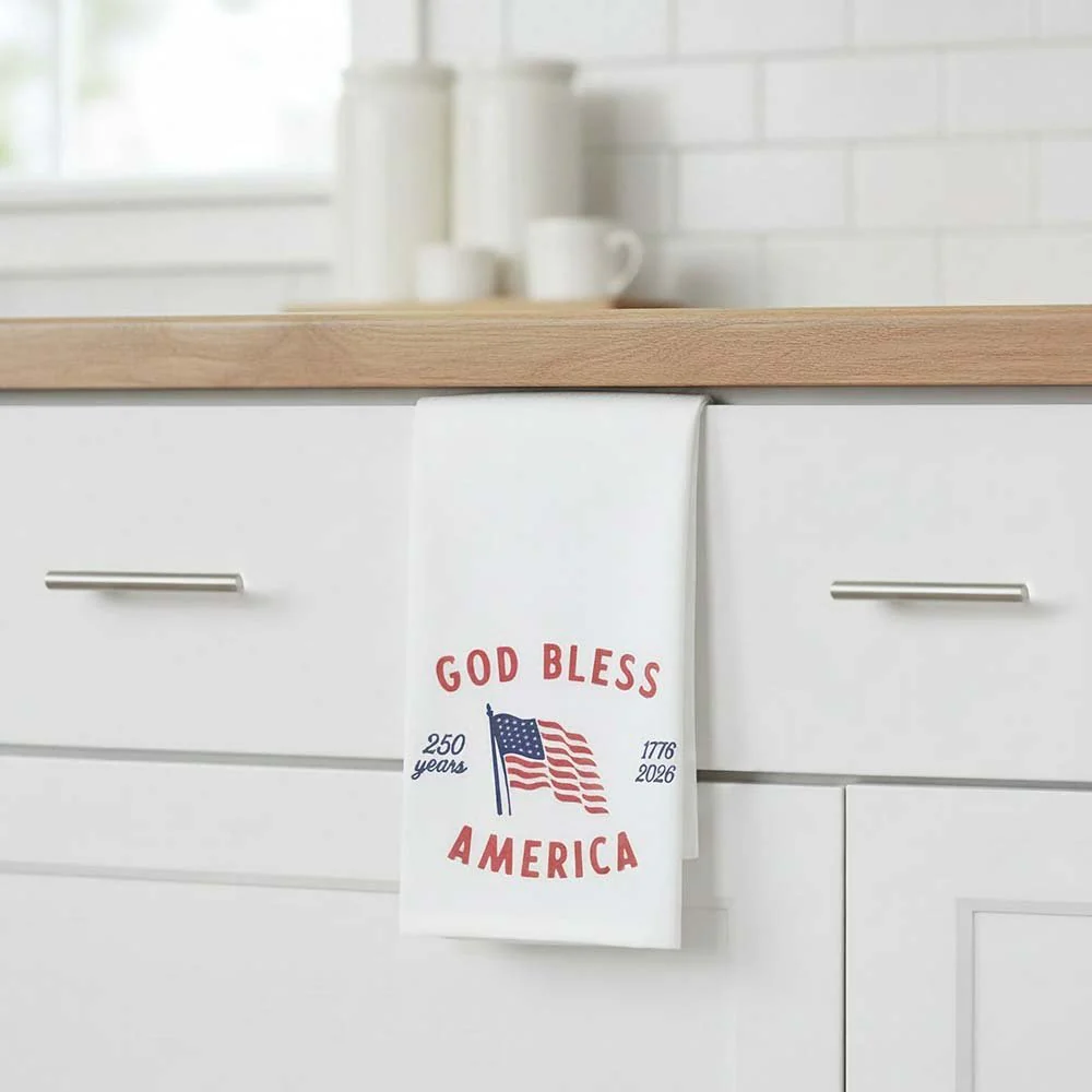 God Bless America 250th Commemorative Dish Towel - Image 3