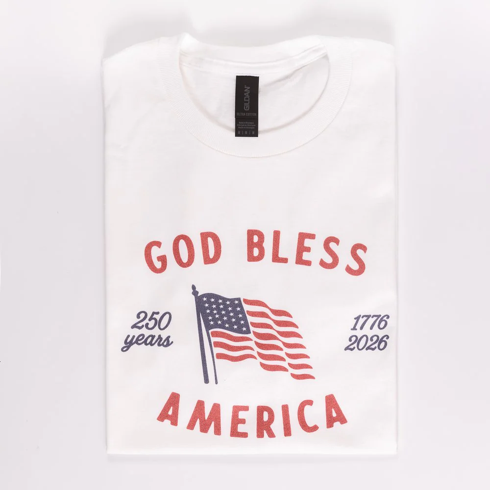God Bless America 250th Commemorative Old Glory T-Shirt - Image 2