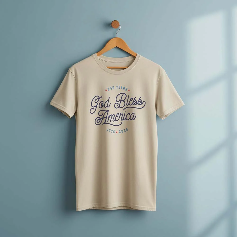 God Bless America 250th Commemorative T-Shirt - Image 3