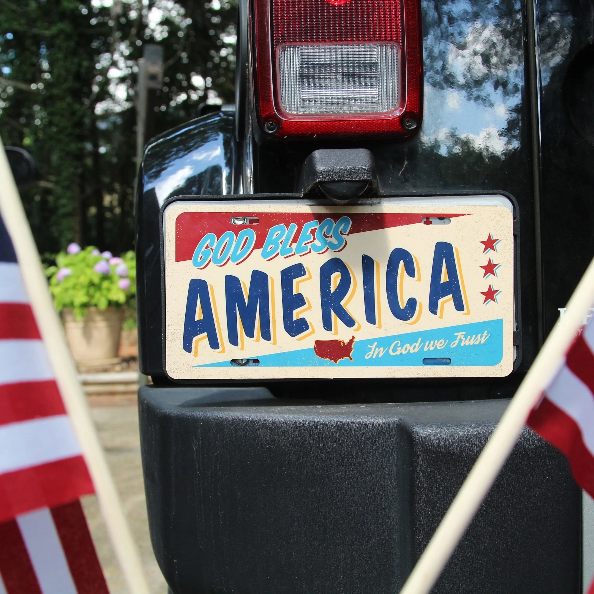 God Bless America License Plate - Image 3