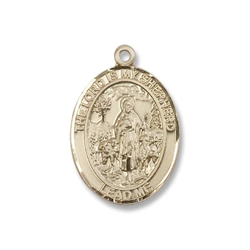 Gold Filled Lord Is My Shepherd Pendant w/ Chain